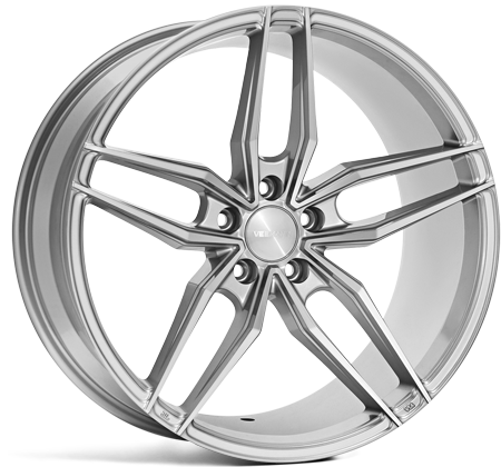V-FS37 20x10 ET43 5x120 Zilvergrijs Machined