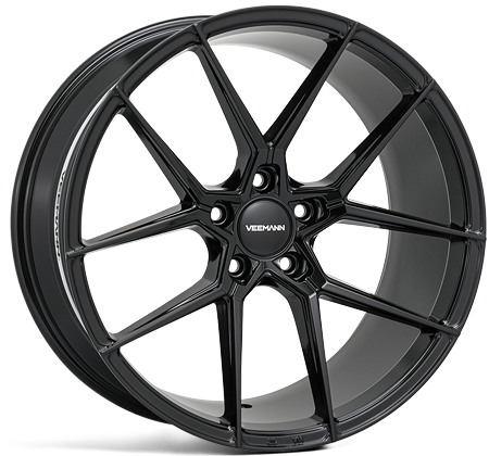 V-FS39 19x9,5 ET43 5x120 Glanzend Zwart