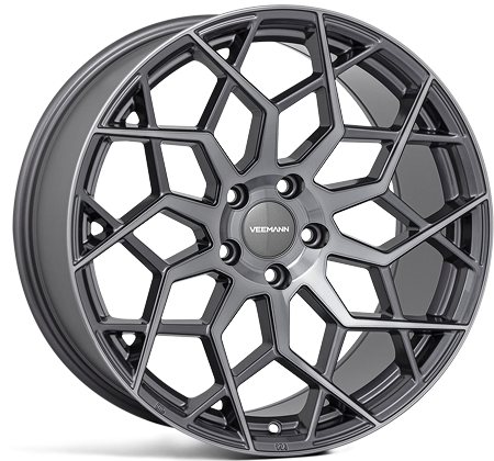 V-FS42 19x8.5 ET35 5x120 Graphite Smoke Machined