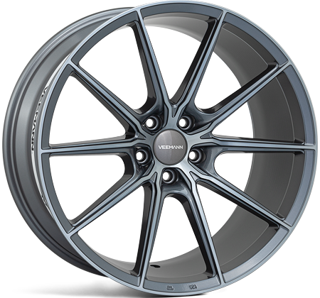 V-FS48 20x10 ET42 5x112 Graphite Smoke Machined