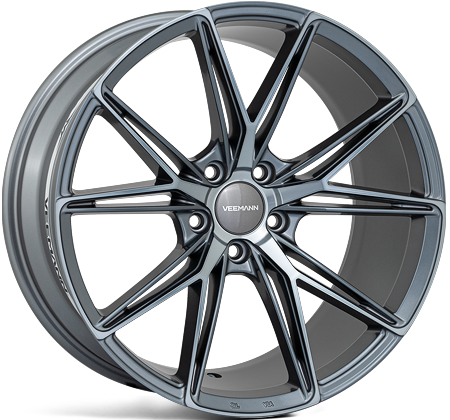 V-FS49 20x8.5 ET28 5x112 Graphite Smoke Machiné
