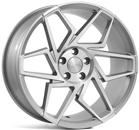 V-FS27R 19x9.5 ET40 5x112 Silver Machined