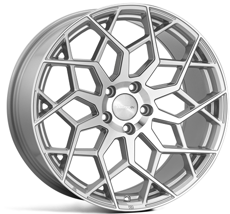 V-FS42 20x10 ET43 5x120 Zilver Machined