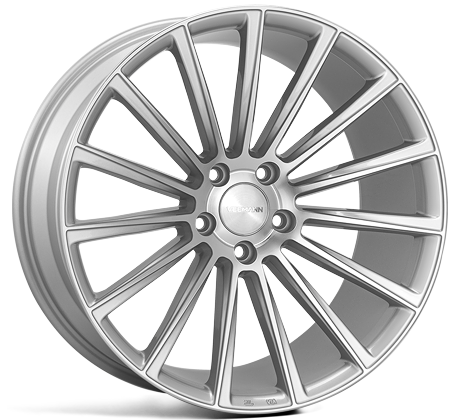 V-FS55 18x9 ET42 5x112 Zilver Machined